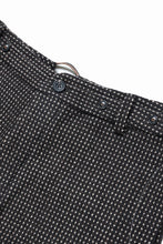 画像をギャラリービューアに読み込む, A TENTATIVE ATELIER exclusive George BUTTONED JACQUARD WORKER PANTS (DARK BROWN)