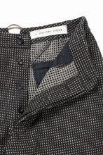 画像をギャラリービューアに読み込む, A TENTATIVE ATELIER exclusive George BUTTONED JACQUARD WORKER PANTS (DARK BROWN)