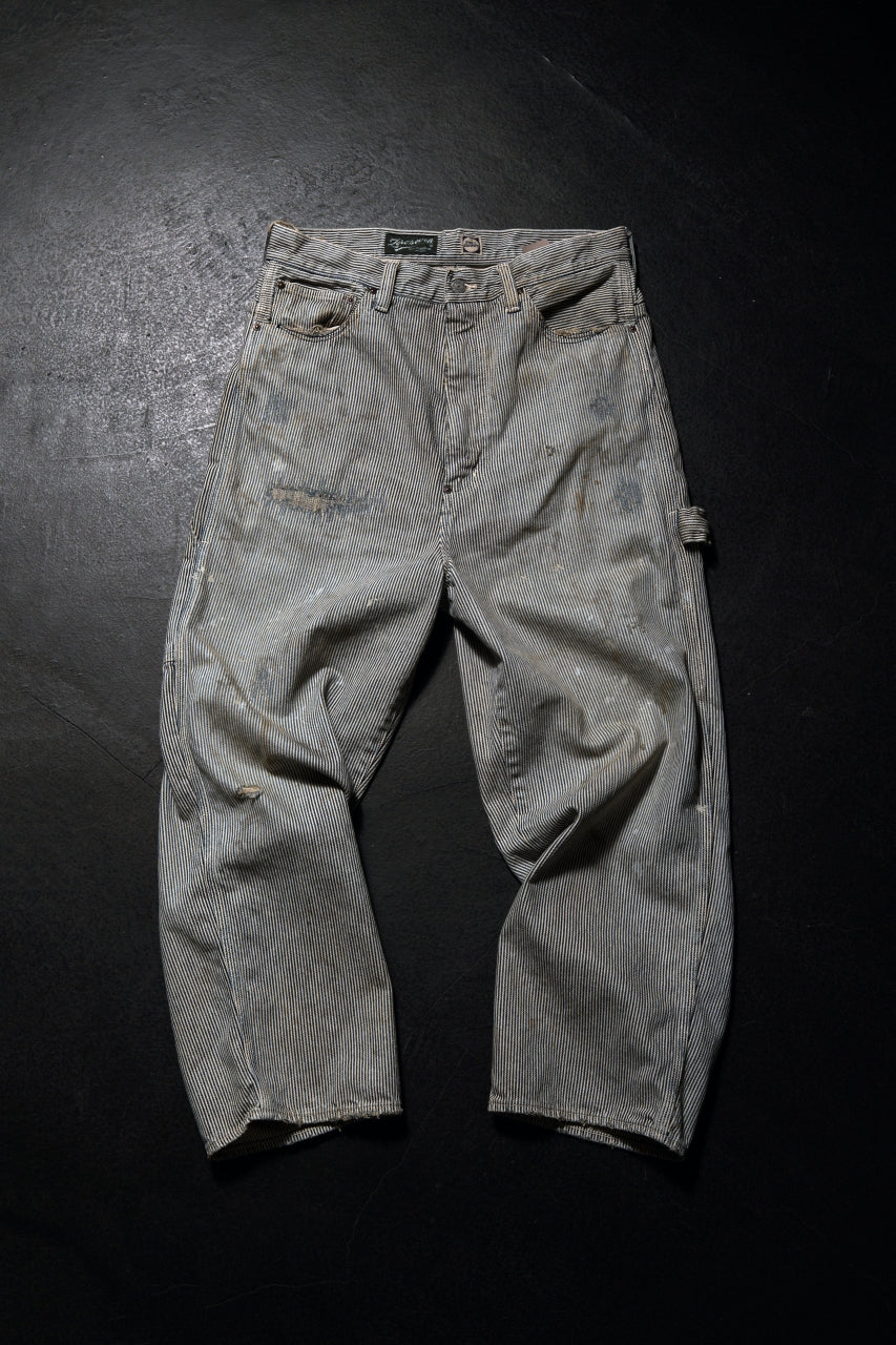 FULLCOUNT x N/07 x LOOM exclusive WIDE TAPERED DENIM PANTS / 11.5oz ZIMBABWE DENIM (INDIGO BLUE / ONE WASHED)