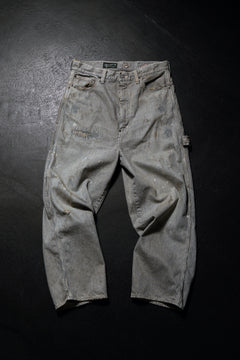 Load image into Gallery viewer, FULLCOUNT x N/07 x LOOM exclusive WIDE TAPERED DENIM PANTS / 11.5oz ZIMBABWE DENIM (INDIGO BLUE / ONE WASHED)