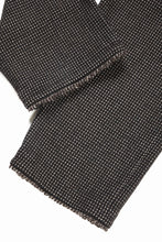 画像をギャラリービューアに読み込む, A TENTATIVE ATELIER exclusive George BUTTONED JACQUARD WORKER PANTS (DARK BROWN)