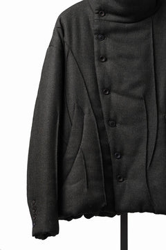 画像をギャラリービューアに読み込む, Professor.E PUFFER JACKET (DARK GREEN)