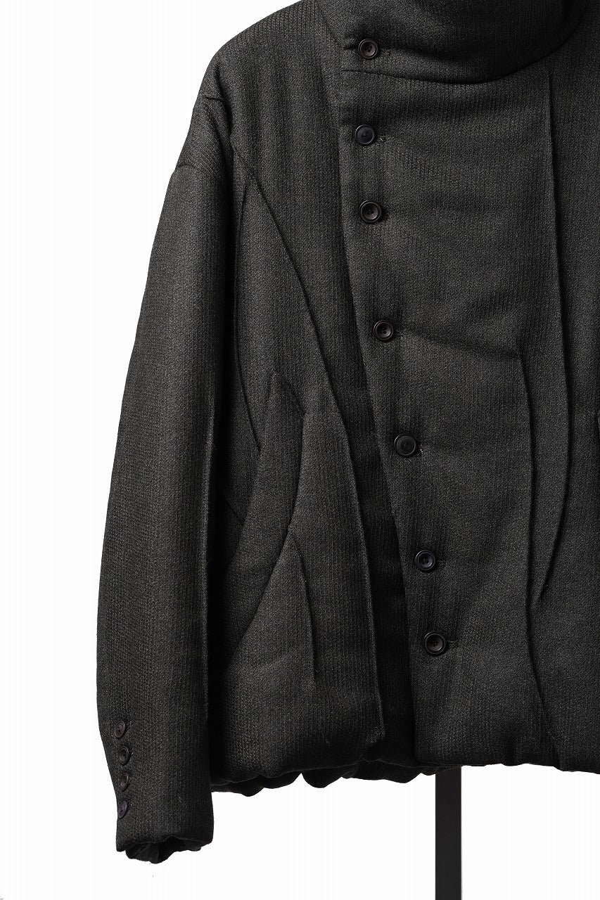 画像をギャラリービューアに読み込む, Professor.E PUFFER JACKET (DARK GREEN)