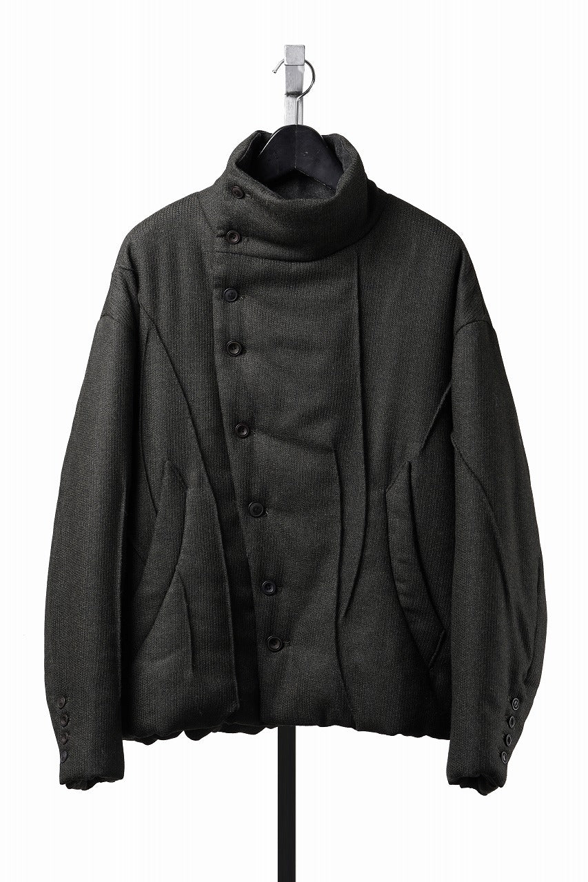 画像をギャラリービューアに読み込む, Professor.E PUFFER JACKET (DARK GREEN)