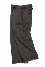 画像をギャラリービューアに読み込む, A TENTATIVE ATELIER exclusive George BUTTONED JACQUARD WORKER PANTS (DARK BROWN)