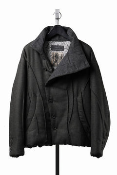 画像をギャラリービューアに読み込む, Professor.E PUFFER JACKET (DARK GREEN)