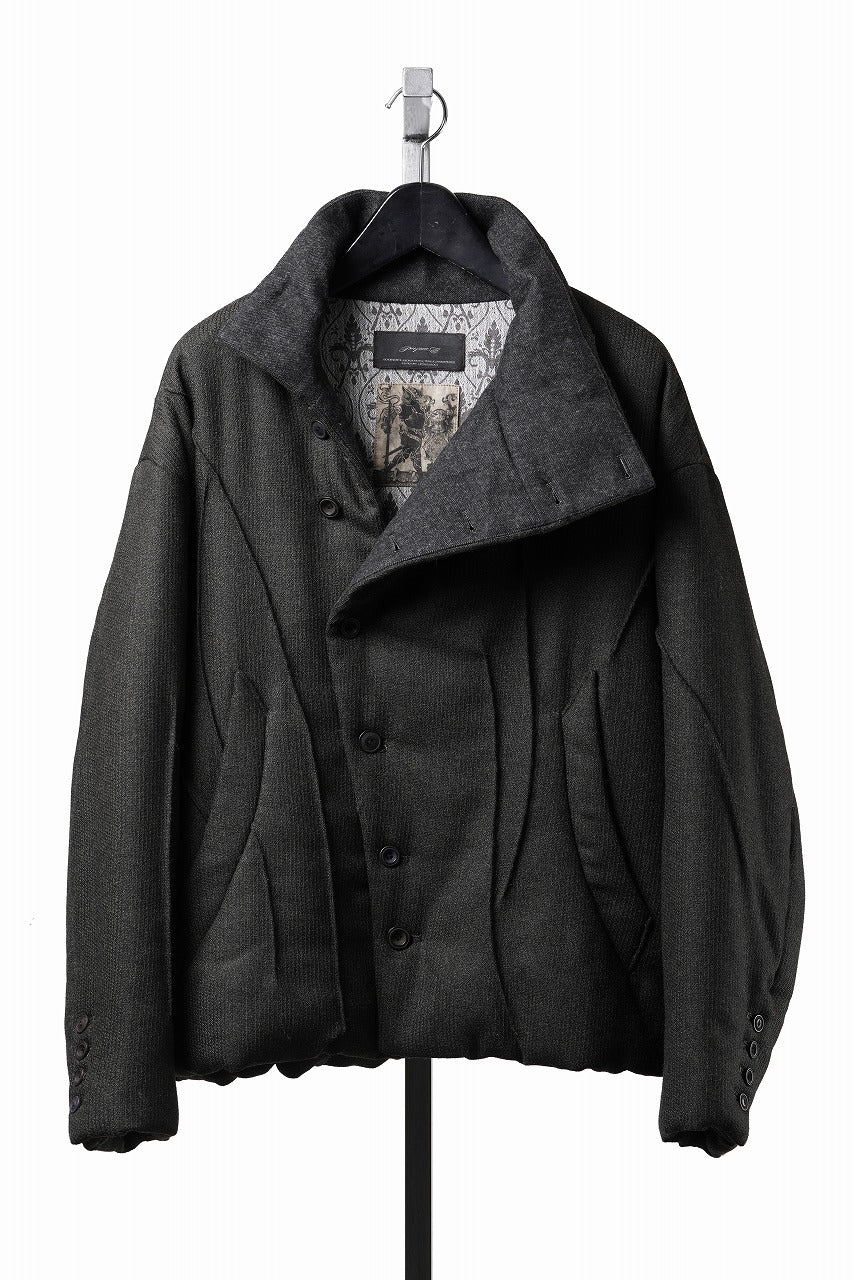 画像をギャラリービューアに読み込む, Professor.E PUFFER JACKET (DARK GREEN)