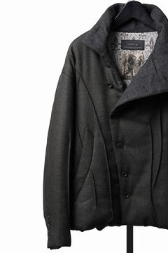 画像をギャラリービューアに読み込む, Professor.E PUFFER JACKET (DARK GREEN)