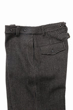 画像をギャラリービューアに読み込む, A TENTATIVE ATELIER exclusive George BUTTONED JACQUARD WORKER PANTS (DARK BROWN)