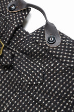 画像をギャラリービューアに読み込む, A TENTATIVE ATELIER exclusive George BUTTONED JACQUARD WORKER PANTS (DARK BROWN)