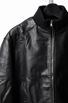 画像をギャラリービューアに読み込む, Professor.E DECK ZIP LEATHER JACKET (BLACK)
