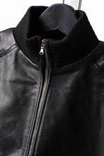 画像をギャラリービューアに読み込む, Professor.E DECK ZIP LEATHER JACKET (BLACK)