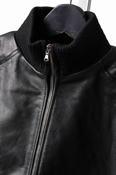 画像をギャラリービューアに読み込む, Professor.E DECK ZIP LEATHER JACKET (BLACK)