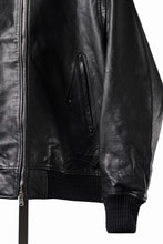画像をギャラリービューアに読み込む, Professor.E DECK ZIP LEATHER JACKET (BLACK)