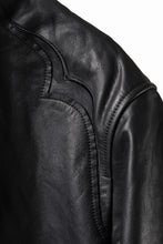 画像をギャラリービューアに読み込む, Professor.E DECK ZIP LEATHER JACKET (BLACK)