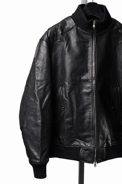 画像をギャラリービューアに読み込む, Professor.E DECK ZIP LEATHER JACKET (BLACK)