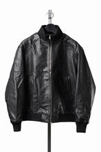 画像をギャラリービューアに読み込む, Professor.E DECK ZIP LEATHER JACKET (BLACK)