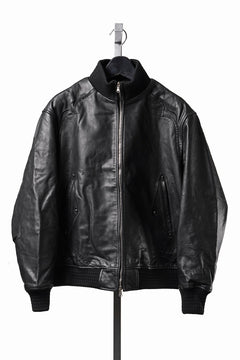 画像をギャラリービューアに読み込む, Professor.E DECK ZIP LEATHER JACKET (BLACK)