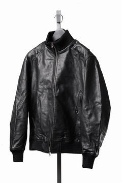 画像をギャラリービューアに読み込む, Professor.E DECK ZIP LEATHER JACKET (BLACK)