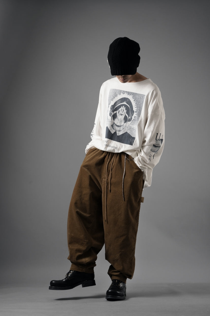 画像をギャラリービューアに読み込む, mastermind JAPAN WIDE CORDUROY PAINTER PANTS (CAMEL)