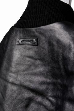 画像をギャラリービューアに読み込む, Professor.E DECK ZIP LEATHER JACKET (BLACK)