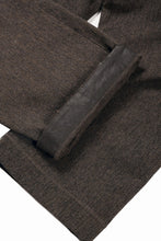 画像をギャラリービューアに読み込む, A TENTATIVE ATELIER exclusive George II  PAINTER`S CROSS WOOLEN BAND PANTS (MILYTARY GREEN)