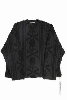 MASTERMIND WORLD OG ARAN SWEAT SHIRT (BLACK)
