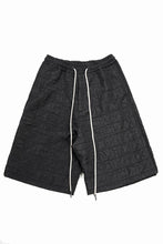 画像をギャラリービューアに読み込む, A.F ARTEFACT WIDE SHORTS / DECORATIVE LATTICE PATTERN (BLACK)