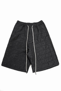 画像をギャラリービューアに読み込む, A.F ARTEFACT WIDE SHORTS / DECORATIVE LATTICE PATTERN (BLACK)