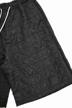 画像をギャラリービューアに読み込む, A.F ARTEFACT WIDE SHORTS / DECORATIVE LATTICE PATTERN (BLACK)