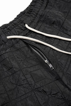 画像をギャラリービューアに読み込む, A.F ARTEFACT WIDE SHORTS / DECORATIVE LATTICE PATTERN (BLACK)