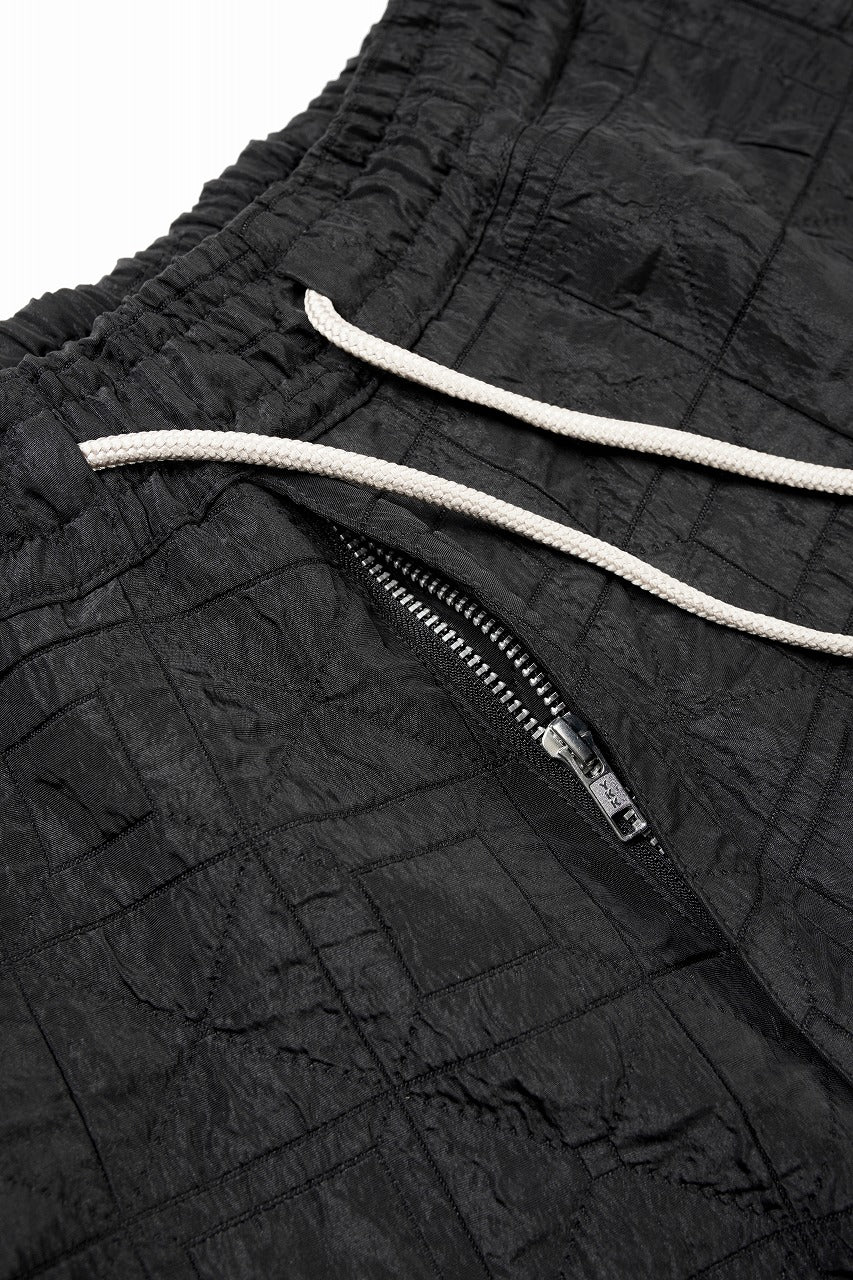 画像をギャラリービューアに読み込む, A.F ARTEFACT WIDE SHORTS / DECORATIVE LATTICE PATTERN (BLACK)