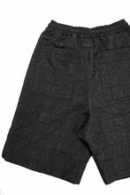 画像をギャラリービューアに読み込む, A.F ARTEFACT WIDE SHORTS / DECORATIVE LATTICE PATTERN (BLACK)