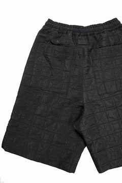 画像をギャラリービューアに読み込む, A.F ARTEFACT WIDE SHORTS / DECORATIVE LATTICE PATTERN (BLACK)