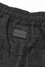 画像をギャラリービューアに読み込む, A.F ARTEFACT WIDE SHORTS / DECORATIVE LATTICE PATTERN (BLACK)