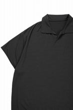 画像をギャラリービューアに読み込む, CAPERTICA SKIPPER POLO / SUPER 140s WASHABLE WOOL DC JERSEY (DARKNESS)