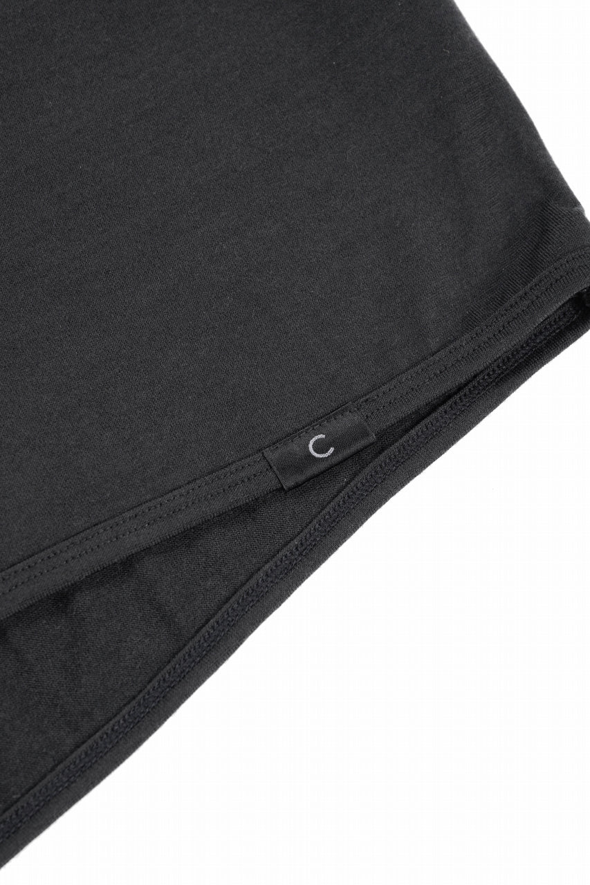 CAPERTICA SKIPPER POLO / SUPER 140s WASHABLE WOOL DC JERSEY (DARKNESS)