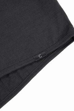 画像をギャラリービューアに読み込む, CAPERTICA SKIPPER POLO / SUPER 140s WASHABLE WOOL DC JERSEY (DARKNESS)