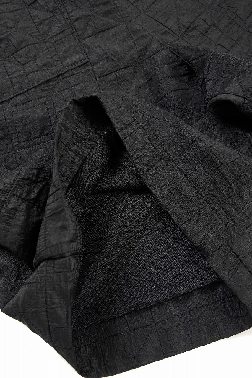 画像をギャラリービューアに読み込む, A.F ARTEFACT WIDE SHORTS / DECORATIVE LATTICE PATTERN (BLACK)