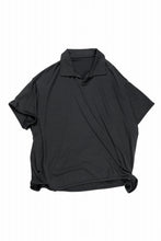画像をギャラリービューアに読み込む, CAPERTICA SKIPPER POLO / SUPER 140s WASHABLE WOOL DC JERSEY (DARKNESS)