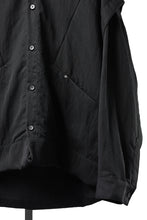 Load image into Gallery viewer, A.F ARTEFACT LAYERED HOODIE SHIRTS / SILKY NYLON (BLACK)