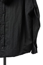 Load image into Gallery viewer, A.F ARTEFACT LAYERED HOODIE SHIRTS / SILKY NYLON (BLACK)