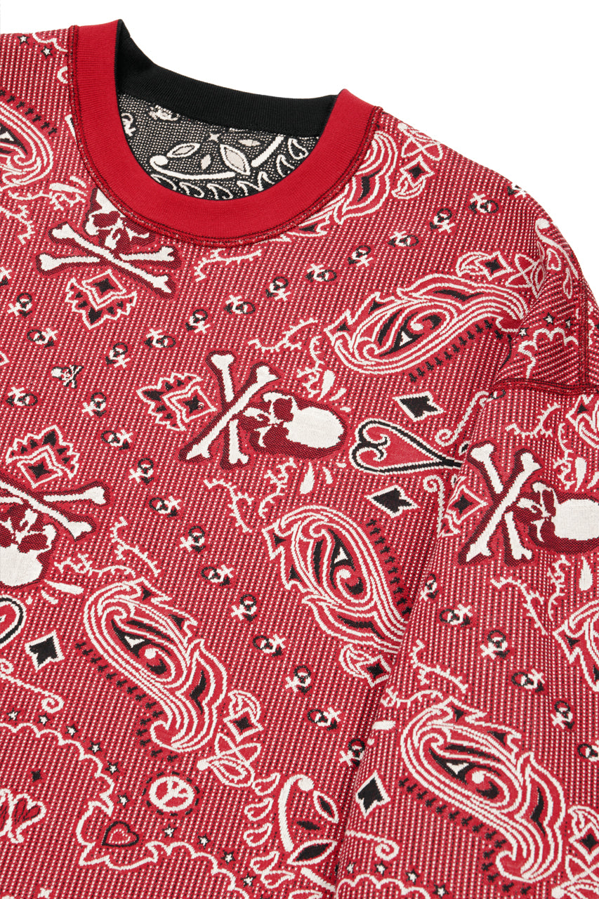 画像をギャラリービューアに読み込む, MASTERMIND WORLD REVERSIBLE LS TEE (BLACK x RED)