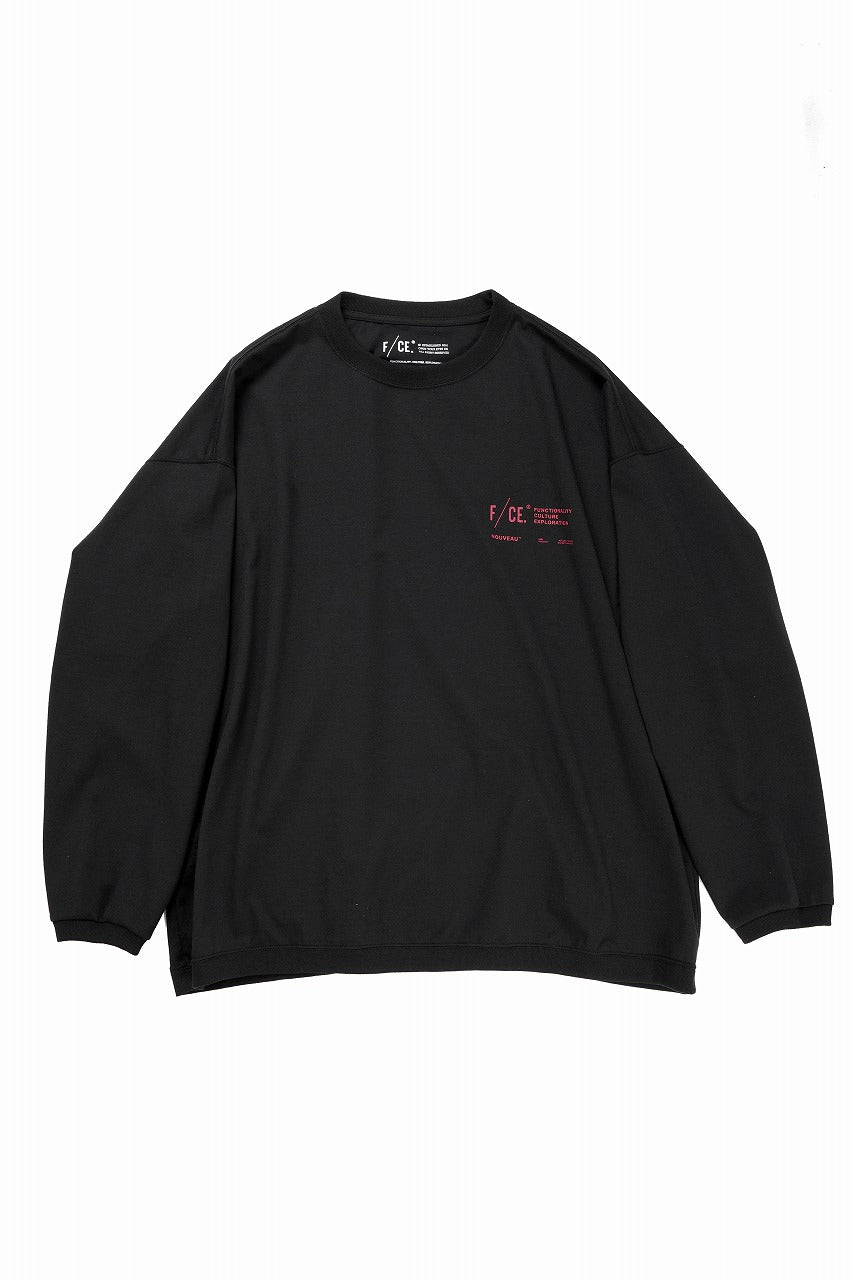 F/CE. RE LOGO LONG SLEEVE T (BLACK)