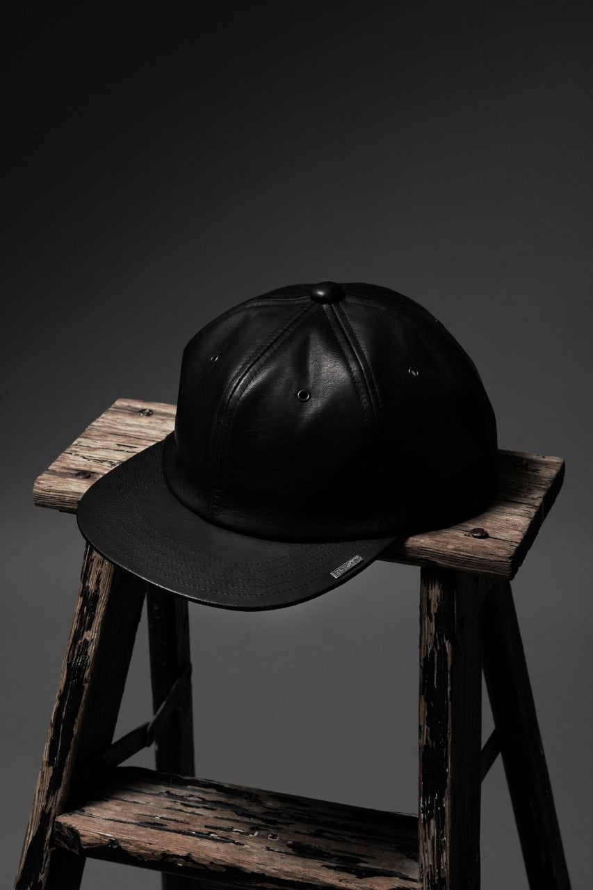 画像をギャラリービューアに読み込む, ISAMU KATAYAMA BACKLASH FLAT VISOR CAP / MONOCHROME LUXURY STEER (BLACK)