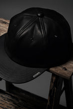 画像をギャラリービューアに読み込む, ISAMU KATAYAMA BACKLASH FLAT VISOR CAP / MONOCHROME LUXURY STEER (BLACK)