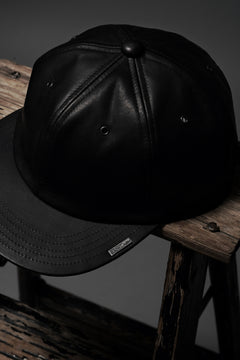 画像をギャラリービューアに読み込む, ISAMU KATAYAMA BACKLASH FLAT VISOR CAP / MONOCHROME LUXURY STEER (BLACK)