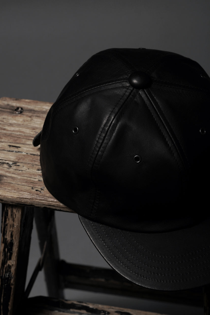 画像をギャラリービューアに読み込む, ISAMU KATAYAMA BACKLASH FLAT VISOR CAP / MONOCHROME LUXURY STEER (BLACK)