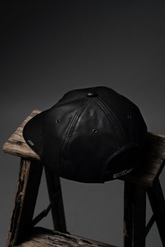 画像をギャラリービューアに読み込む, ISAMU KATAYAMA BACKLASH FLAT VISOR CAP / MONOCHROME LUXURY STEER (BLACK)