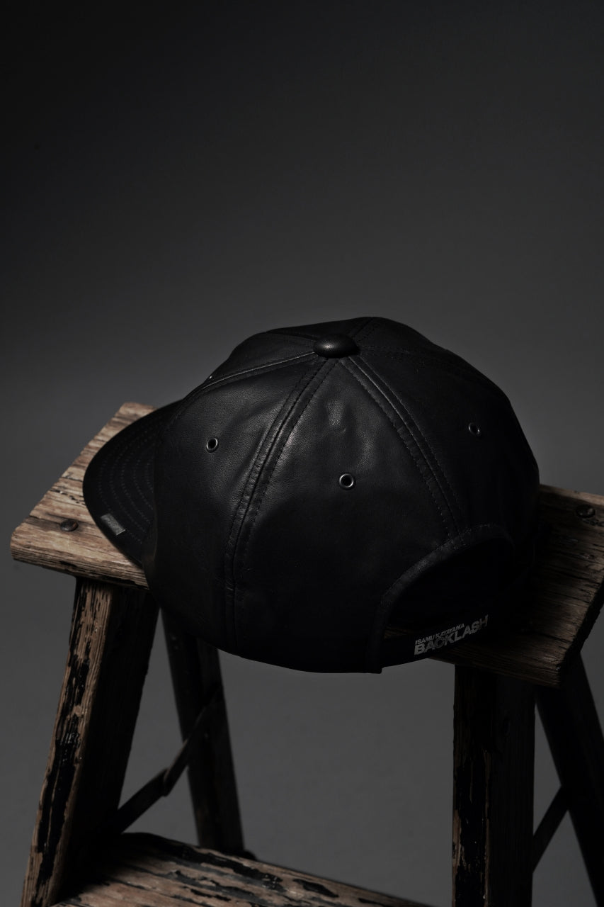 画像をギャラリービューアに読み込む, ISAMU KATAYAMA BACKLASH FLAT VISOR CAP / MONOCHROME LUXURY STEER (BLACK)